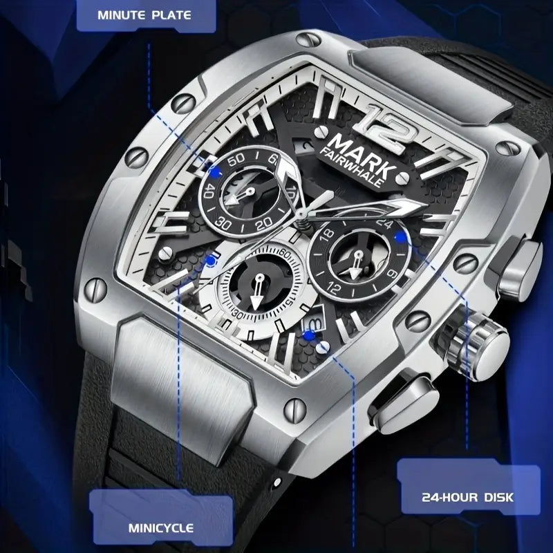 Mark Farewell Luxury Multifunctional Sports Chronograph Watch